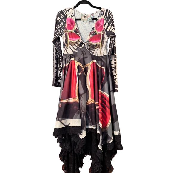 IPI Artful Furniture Gossips Lace Trim regencycore bridgerton dopamine Size L/XL - Picture 8 of 12